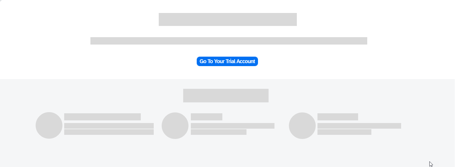 Trial global account